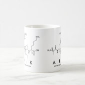アリクペプチド名mug コーヒーマグカップ (中央)