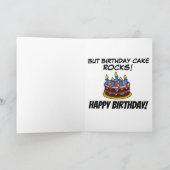 アリゲータおもしろい誕生日カード カード (内部)