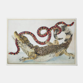 アリゲータとヘビ、文字形式の追加 ドアマット