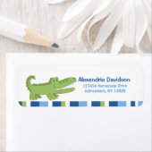 アリゲータカスタム住所 シール – 緑/青 (インサイチュ)