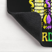 アリゲータクロコディレスルイジアナマルディグラスカーニバル マウスパッド (コーナー)