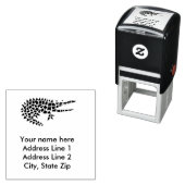 アリゲータクールーのインク入力アドレススタンプ セルフインキングスタンプ (インサイチュ)