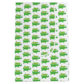 アリゲータグ名門私立校風のリーンクロコダイルパーティーバッグ ミディアムペーパーバッグ (裏面)