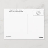 アリゲータズアットオスプレーポイントゴルフコース ポストカード (裏面)