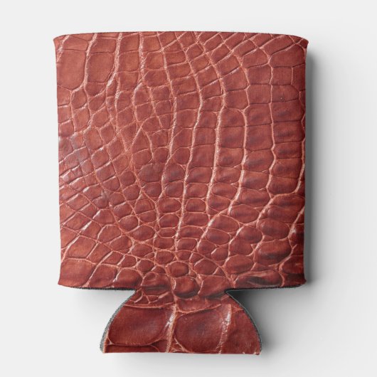 アリゲータパターン(の模様が)あるーの背景。 缶クーラー (裏面)