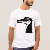 アリゲータユニセックスデザインTシャツ Tシャツ (正面)