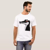 アリゲータユニセックスデザインTシャツ Tシャツ (正面フル)