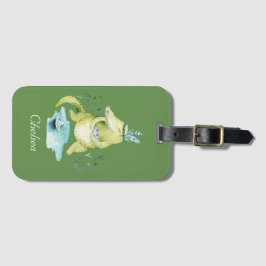 アリゲーターのアレナパーソナライズされた ラゲッジタグ