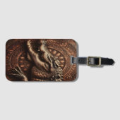 アリゲーターの古代の抱擁 ラゲッジタグ (正面横)