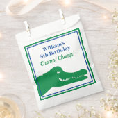 アリゲーターの好意バッグ フェイバーバッグ (クリップ留めされた状態)