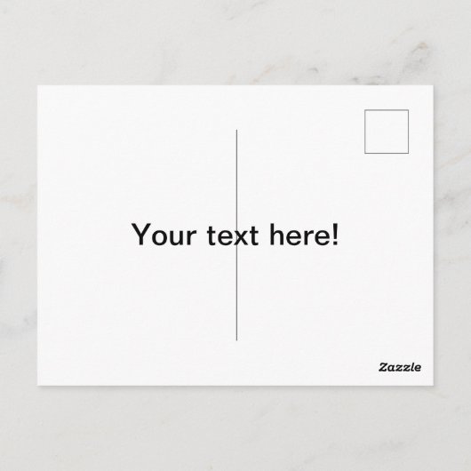 アリゲーターの後 ポストカード (裏面)