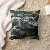 アリゲーターの枕 クッション (ブランケット)