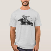 アリゲーターの沼に沈め Tシャツ (正面)