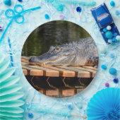 アリゲーターアットホモサッサ春野生生物州パーク ペーパープレート (パーティー)