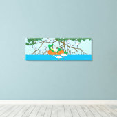 アリゲーターインナー管クルーズキャンバスプリント キャンバスプリント (インサイチュ (ウッドフロア))