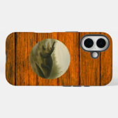 アリゲーターウッドグレインiPhone 16ケース Case-Mate iPhoneケース (裏面 (横))