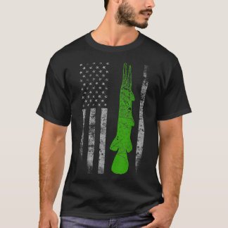 アリゲーターガル国旗 – アリゲーターガル魚釣り Tシャツ