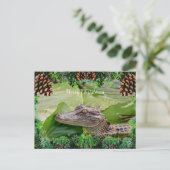 アリゲータークリスマスカード シーズンポストカード (スタンド正面)