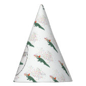 アリゲータークロコダイル – 動物誕生日 パーティーハット (右)