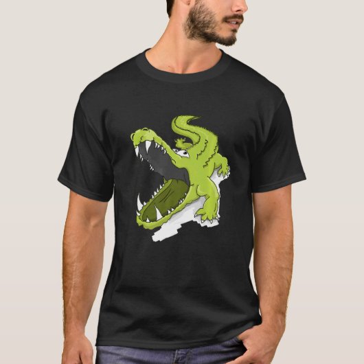 アリゲータークロコダレハロウィーンの衣装 Tシャツ (正面)