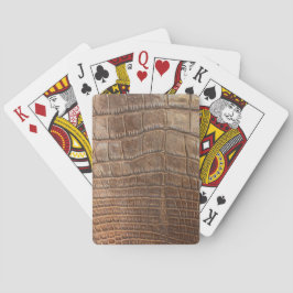 アリゲータークロコダレワイルドエキゾチックアニマルプリント トランプ