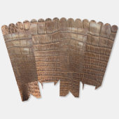 アリゲータークロコダレワイルドエキゾチックアニマルプリント フェイバーボックス (見開き)