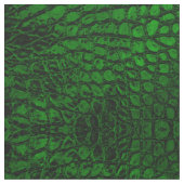 アリゲーターグリーンフェイクレザー ファブリック (クローズアップ)