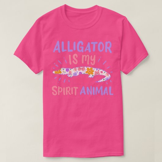 アリゲータースピリットアニマル1 Tシャツ (デザイン正面)