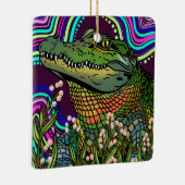 アリゲーターセラミックオーナメント セラミックオーナメント (右)