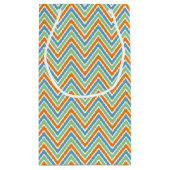 アリゲーターチョンプ、シェブロンありがとう好意バッグ スモールペーパーバッグ (裏面)