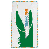 アリゲーターチョンプ、シェブロンありがとう好意バッグ スモールペーパーバッグ (正面)