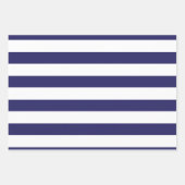 アリゲータードットラグビーストライプズのギフトラップシート ラッピングペーパーシート (正面3)