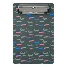 アリゲーターパターン ミニクリップボード