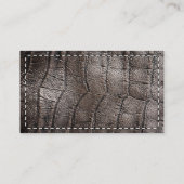 アリゲータービジネスQRコードソーシャルメディアのアイコン 名刺 (裏面)