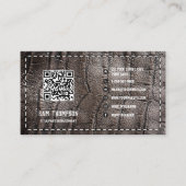 アリゲータービジネスQRコードソーシャルメディアのアイコン 名刺 (正面)