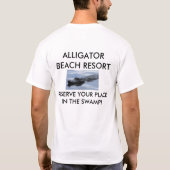 アリゲータービーチリゾートTシャツ Tシャツ (裏面)