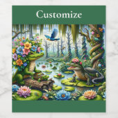 アリゲーターファンタジースワンサンダー_コーブ ワインラベル (シングルラベル)