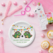 アリゲーターフェスティバルカラフル音楽ベビーシャワー ペーパープレート (パーティー)