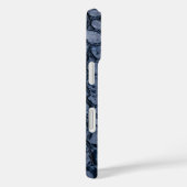 アリゲーターブルーフェイクレザー Case-Mate iPhoneケース (裏面 / 右)