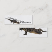 アリゲータープロファイルカード スキニー名刺 (正面/裏面)