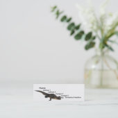 アリゲータープロファイルカード スキニー名刺 (スタンド正面)