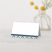 アリゲーターベビーシャワーまたは誕生日座席表 プレイスカード (裏面)