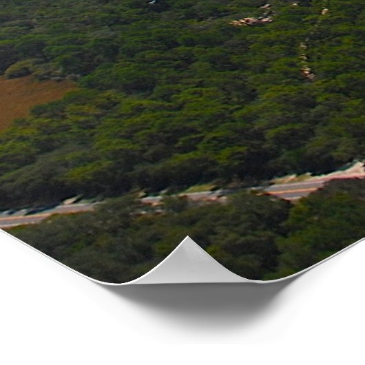 アリゲーターポイント、フロリダ航空写真 ポスター (角)