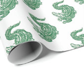 アリゲーターラッピング紙 ラッピングペーパー (ロールコーナー)