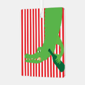 アリゲーターワインオーナメント メタルオーナメント (正面左)