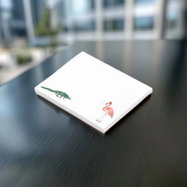 アリゲーター及びフラミンゴ ポストイット