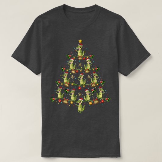 アリゲーター恋人クリスマスマッチンサンタアリゲーターチ Tシャツ (デザイン正面)