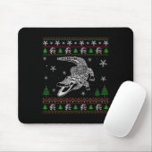 アリゲーター愛好家のための醜いクリスマスおもしろい醜い マウスパッド (マウス)