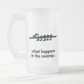 アリゲーター沼で何が起こるか フロストグラスビールジョッキ (左)