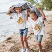 アリゲーター用の動物アルファベットA ベビーTシャツ